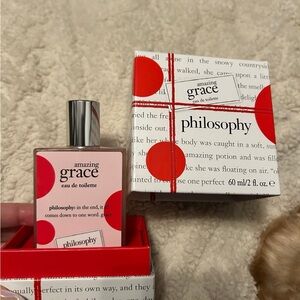 Philosophy Amazing Grace Eau de Toilette with Pink and Red Design
